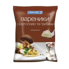 Вареники Геркулес 800г з картоплею та грибами