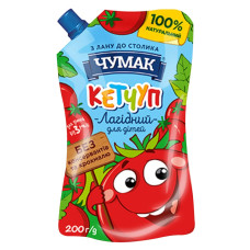 Кетчуп Чумак Дитячий 200г лагідний дой/п