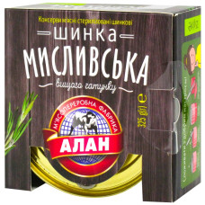 Шинка Мисливська 325г Алан з/б